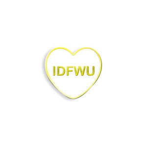 Yesterdays - IDFWU Candy Heart Enamel Pin