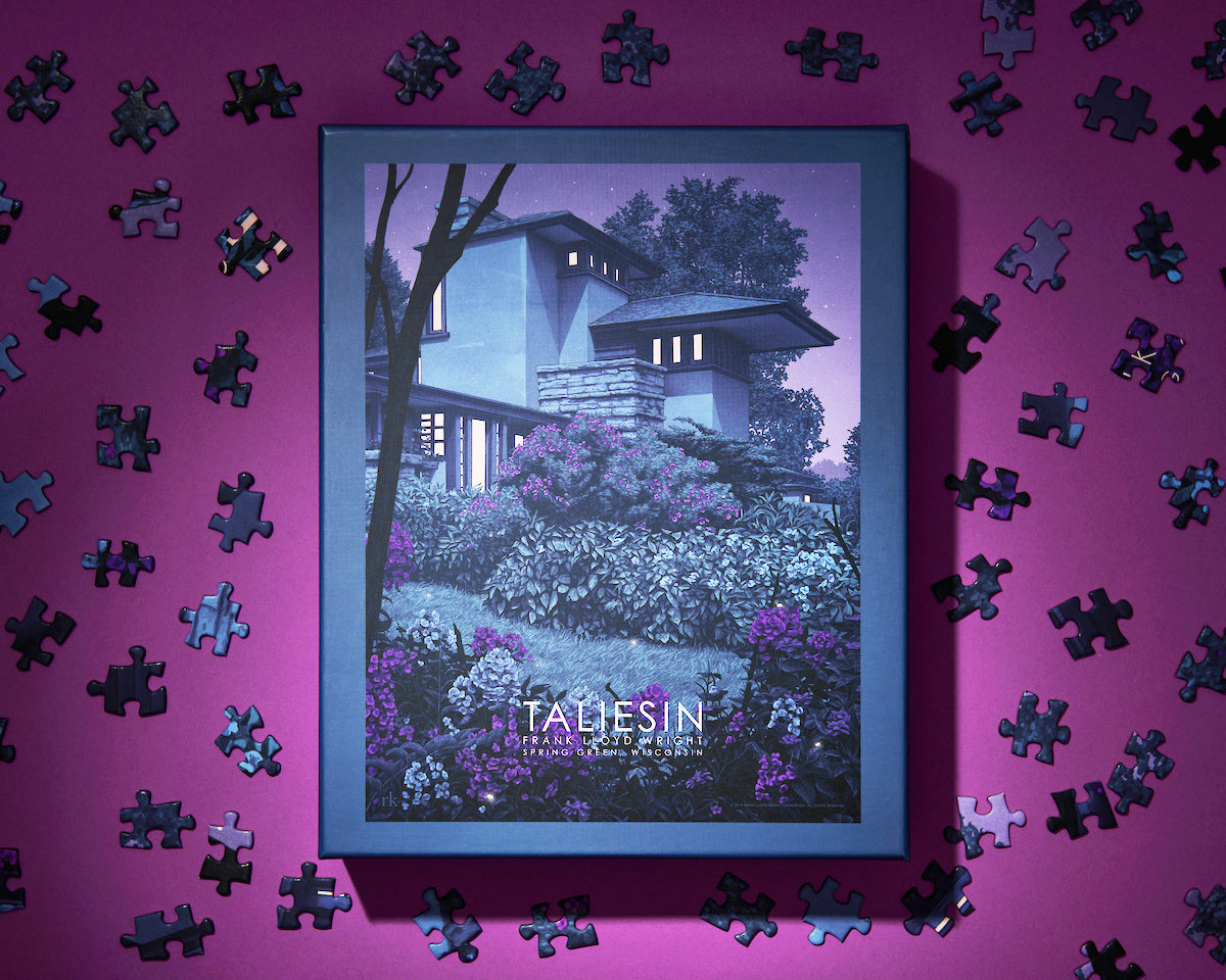 Frank Lloyd Wright Collection Taliesin Jigsaw Puzzle RECESS frank-lloyd-wright-collection-taliesin-jigsaw-puzzle-recess