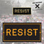 StaciaMade x BxE Buttons - "RESIST" Enamel Pin