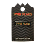 Yesterdays - Twin Peaks Nameplate Enamel Pin