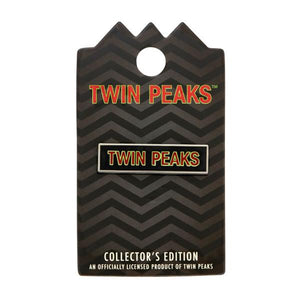 Yesterdays - Twin Peaks Nameplate Enamel Pin